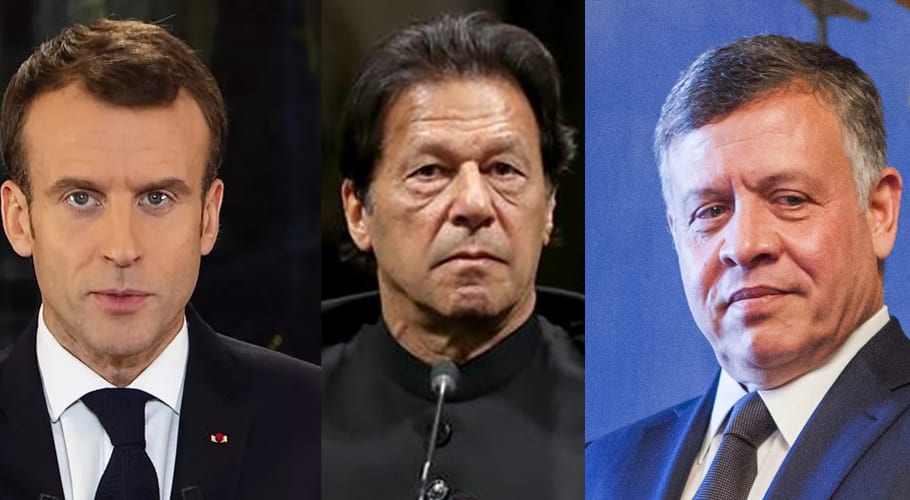وزیر اعظم کے فرانس اور اُردن کے سربراہانِ مملکت سے ٹیلیفونک رابطے، کشمیر پر گفتگو
