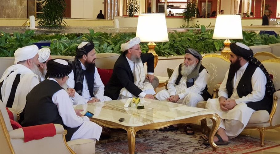 امریکا سے مذاکرات کی منسوخی،افغان طالبان کے وفدکادورہ چین
