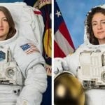 Christina Koch and Jessica Meir