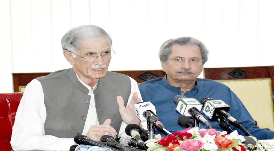 Defence Minister Pervaiz Khattak