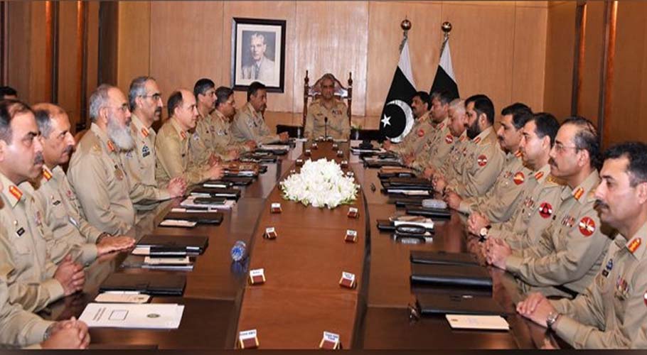 کورکمانڈرز کانفرنس، بھارتی جارحیت پر بھرپور جواب دینے کے عزم کا اظہار