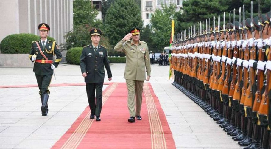 آرمی چیف جنرل قمر جاوید باجوہ سرکاری دورے پر چین پہنچ گئے