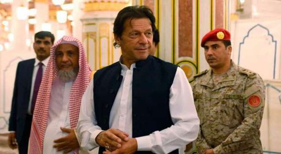 imran khan visiting saudia