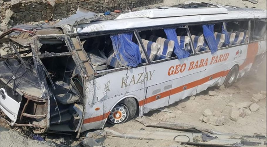 bus accident makran
