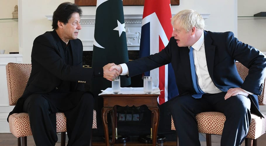 وزیر اعظم عمران خان کی عام انتخابات میں کامیابی پر بورس جانسن کو مبارکباد