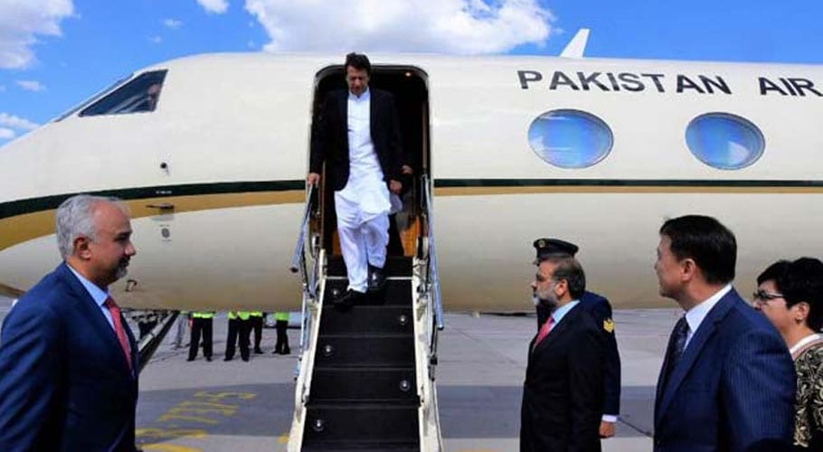 imran khan plane