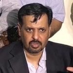 Chairman PSP Syed Mustafa Kamal addresses media in Karachi