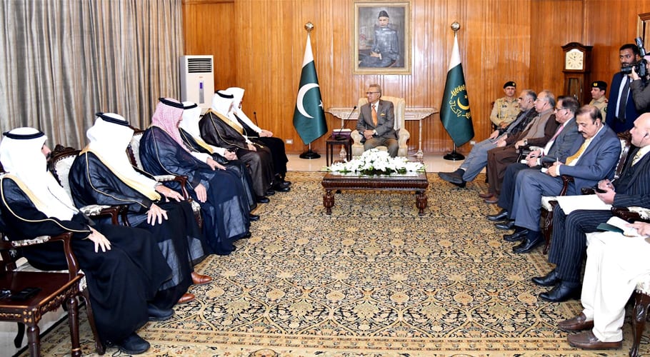 president arif alvi saudi shura
