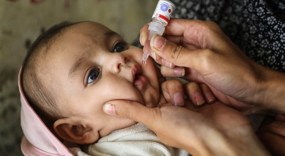 one more child crippled by polio in karachi