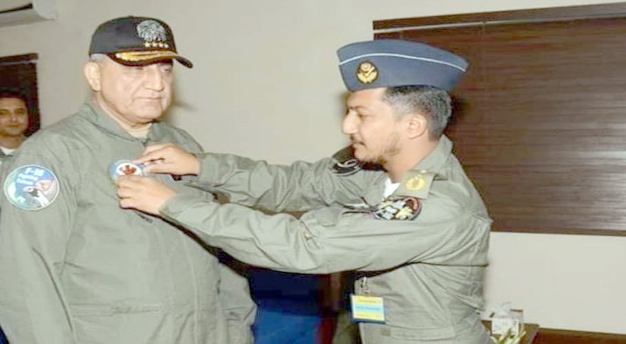 COAS pays tribute to martyred Wing Commander Noman Akram