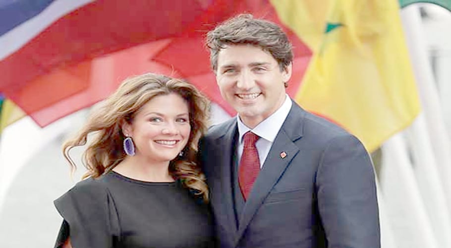 Canada PM's wife positive for new coronavirus