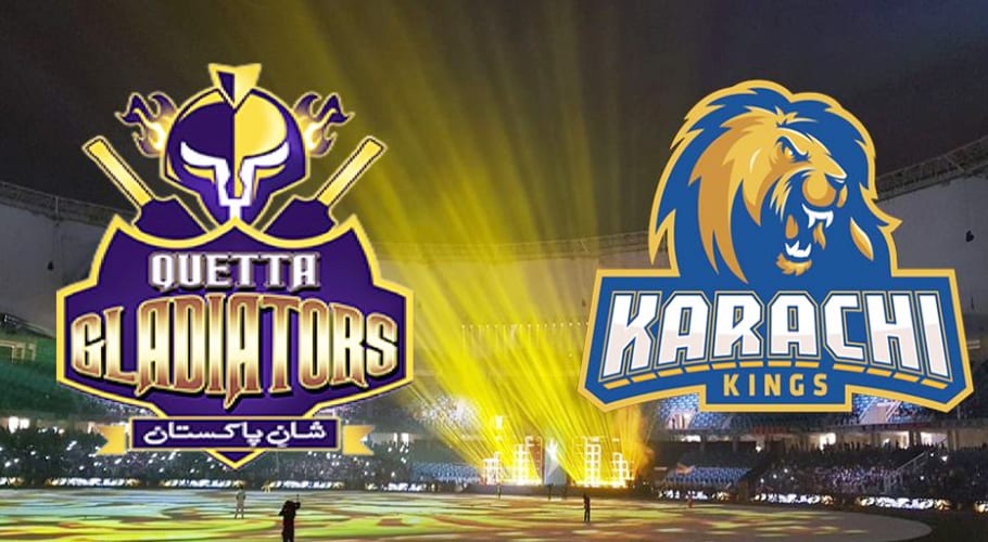کوئٹہ گلیڈی ایٹرز کے ہاتھوں کراچی کنگز کو پانچ وکٹوں سے شکست