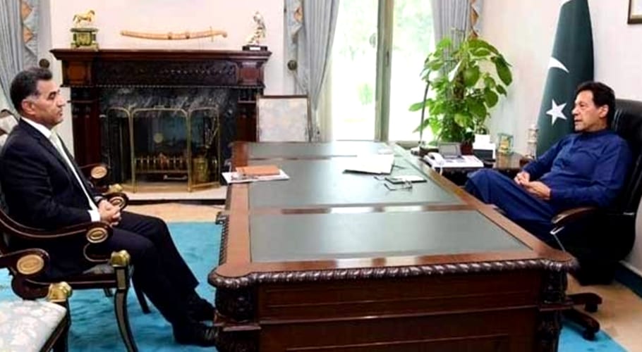 وزیر اعظم عمران خان سے ڈی جی آئی ایس آئی لیفٹیننٹ جنرل فیض حمید کی ملاقات