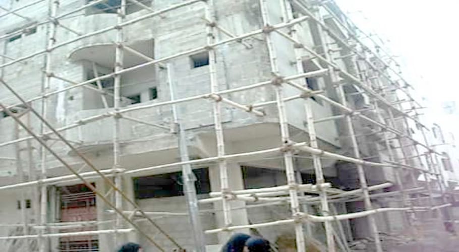 illegal construction in jamshed town karachi