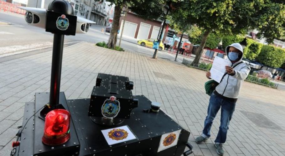 Coronavirus: Tunisia deploys ‘police robot’ amid lockdown