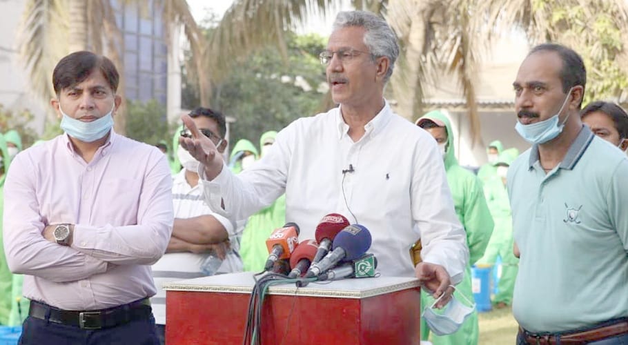 Karachi Constructors Association delegation called on the Mayor of Karachi