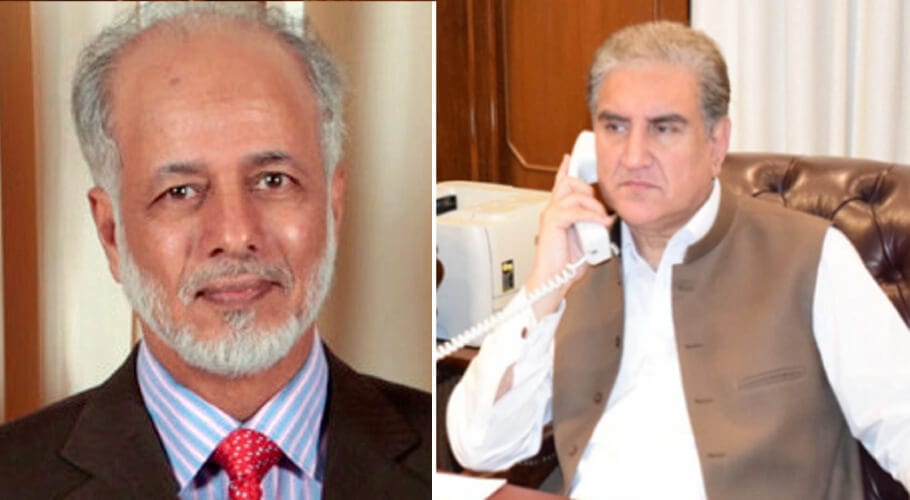 FM Qureshi and his omani counterpart discuss covid-19 situation