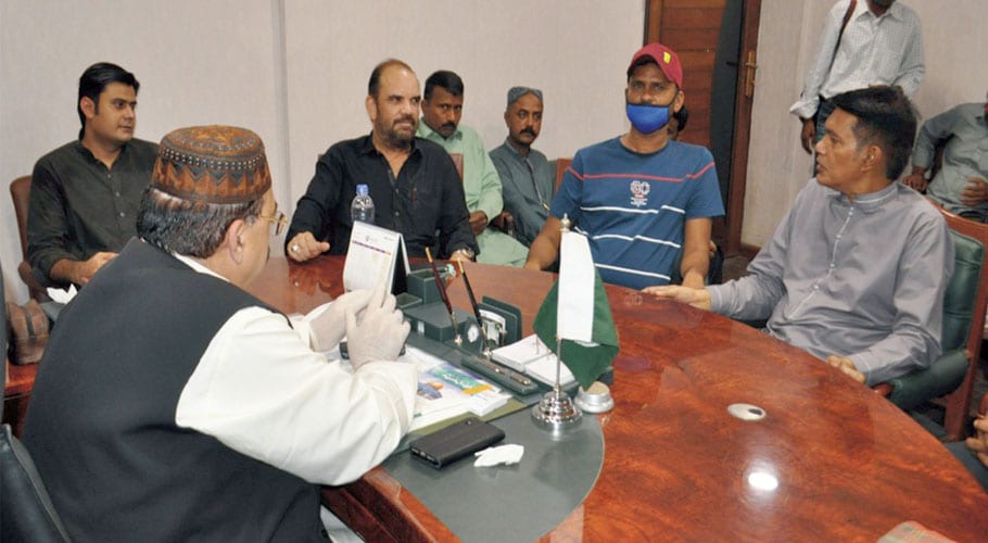 chairman dmc west izharuddin met with district council members