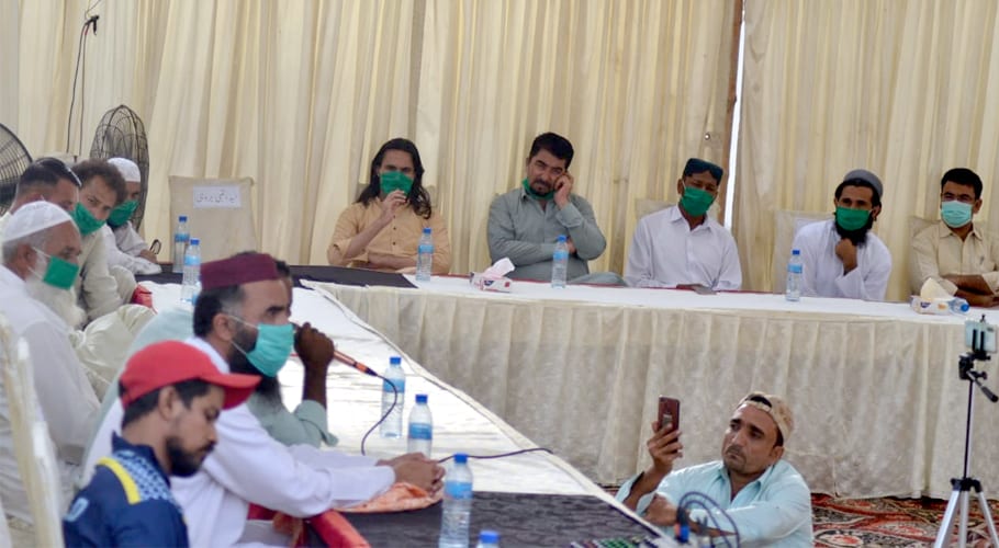 Political parties united against drug trafficking in Manghopir