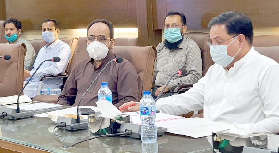 Corruption to be eliminated in Govt of Sindh. Jam Ikramullah/Makhdoom Mehboub Zaman