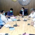 MD Water Board Khalid Mahmood Sheikh presided over the important meeting