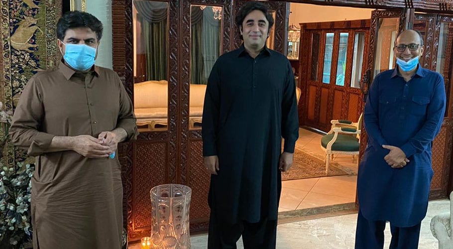 Saeed Ghani and Nasir Shah called on Bilawal Bhutto