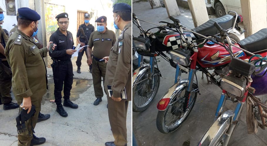 راولپنڈی، ٹیکسلا کے مختلف علاقوں میں پولیس کا سرچ آپریشن ، 11ملزمان گرفتار