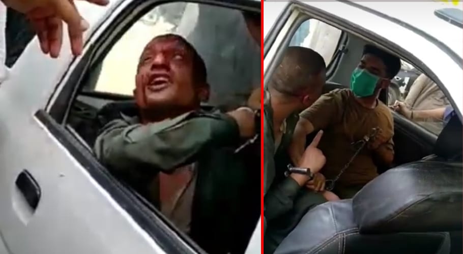 Police foiled the robbers attempt to escape