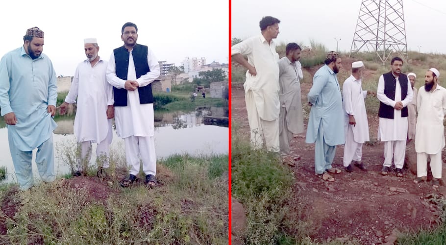 Repairing start for broken line and tank of WASA in islamabad