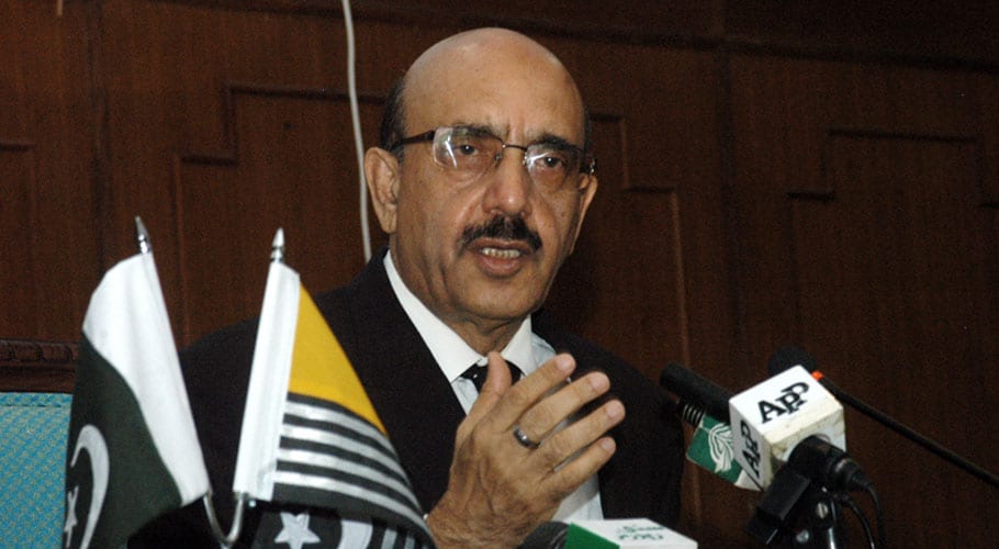 کشمیر پریمئرلیگ سے دنیا کشمیر کو کھیلوں کی وجہ سے پہچانے گی،سردار مسعود خان
