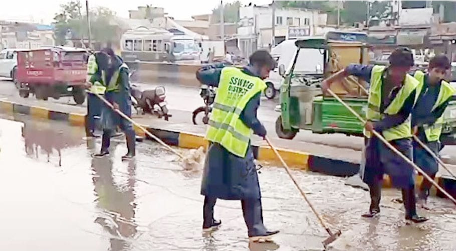rain in karachi