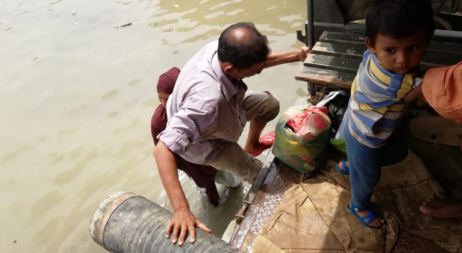 Karachi under water