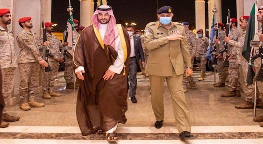 آرمی چیف جنرل قمر جاوید باجوہ کا سرکاری دورہ، سعودی عرب میں اہم ملاقاتیں جاری