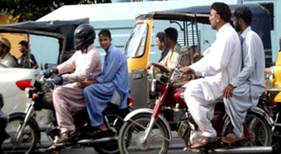 محکمہ داخلہ سندھ نے چہلم کے موقع پر ڈبل سواری پر پابندی لگادی