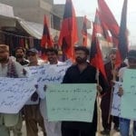 قومی عوامی تحریک کاپریس کلب پردھرنا، کارکنان کو رِہا کیا جائے۔مظاہرین کا مطالبہ
