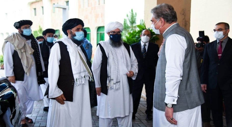 افغان طالبان کے وفد کی وزیر خارجہ مخدوم شاہ محمود قریشی سے اہم ملاقات