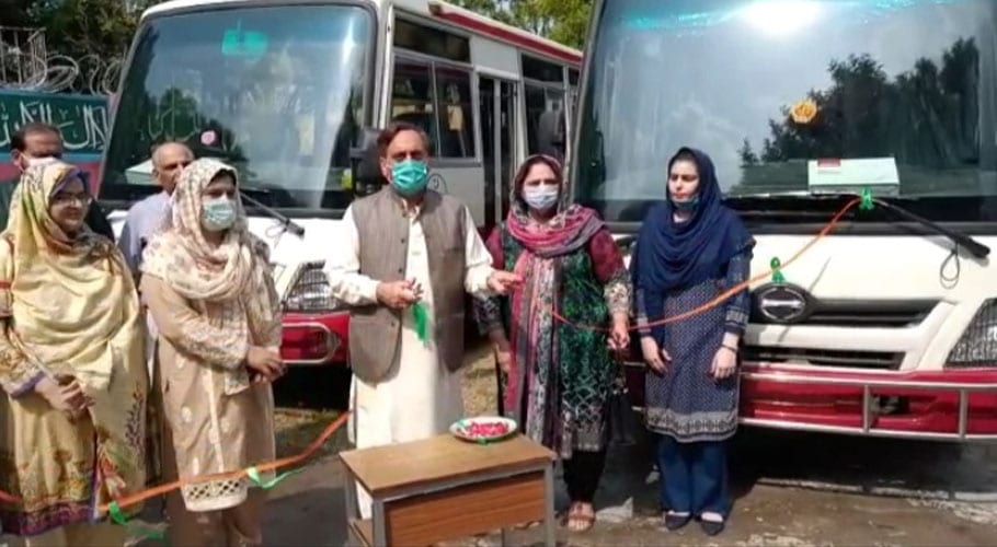 three buses were given for special children In Rawalpindi