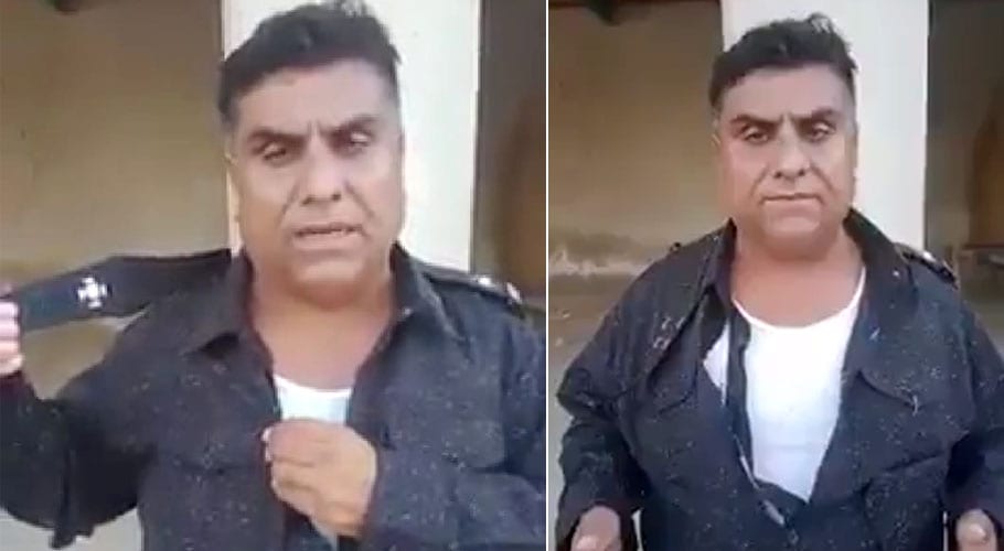 بااثر شخص کا تھانے کے اندر اے ایس آئی پر تشدد، ویڈیو وائرل