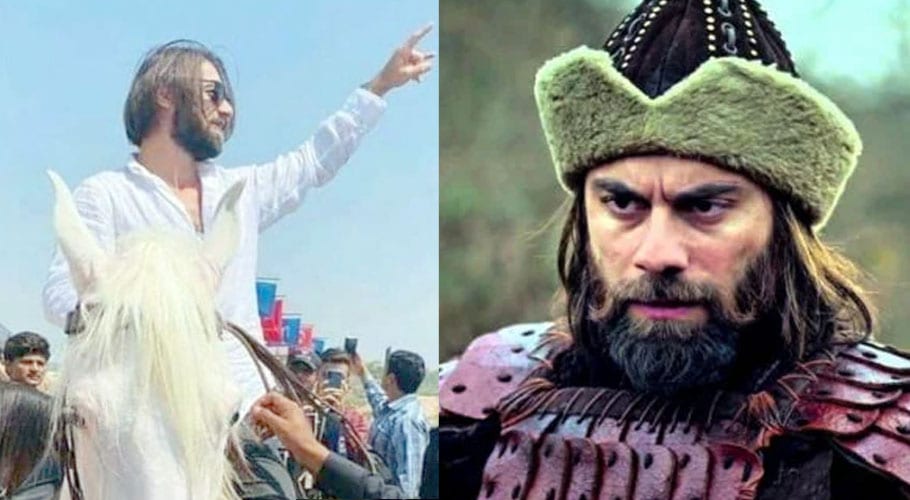 Ertugrul actor Dogan Alp pictures riding horse in Islamabad go viral