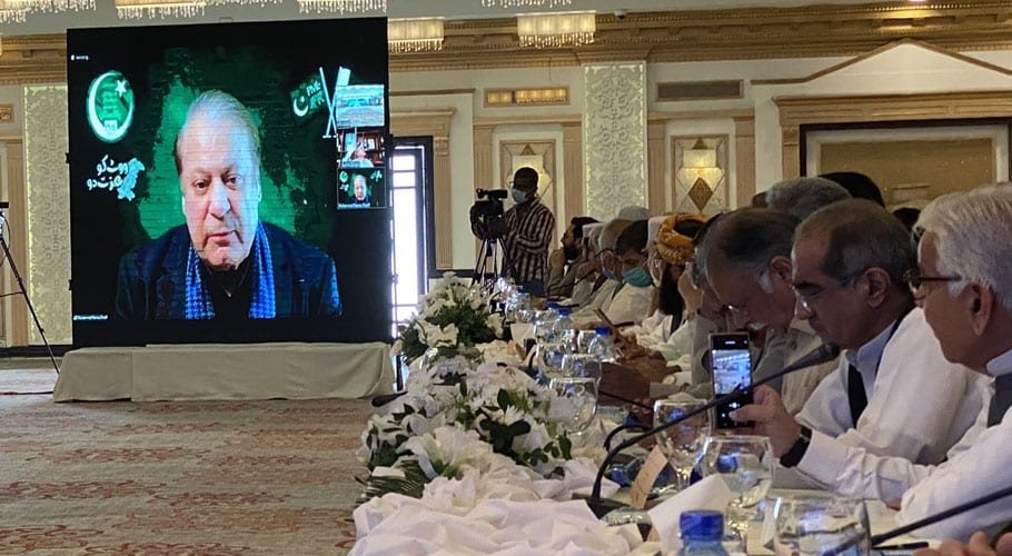 نواز شریف کی تقریر میڈیا پر آگئی، روک سکو تو روک لو۔مسلم لیگ (ن)