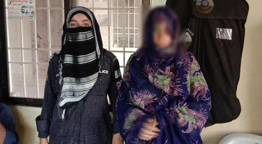 کراچی پولیس کی کارروائی، 2 سال سے مفرور قاتل ملزمہ میمن گوٹھ سے گرفتار
