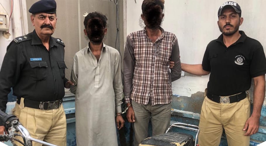 ایف بی انڈسٹریل ایئریا پولیس کی کارروائی، 2منشیات فروش ملزمان گرفتار