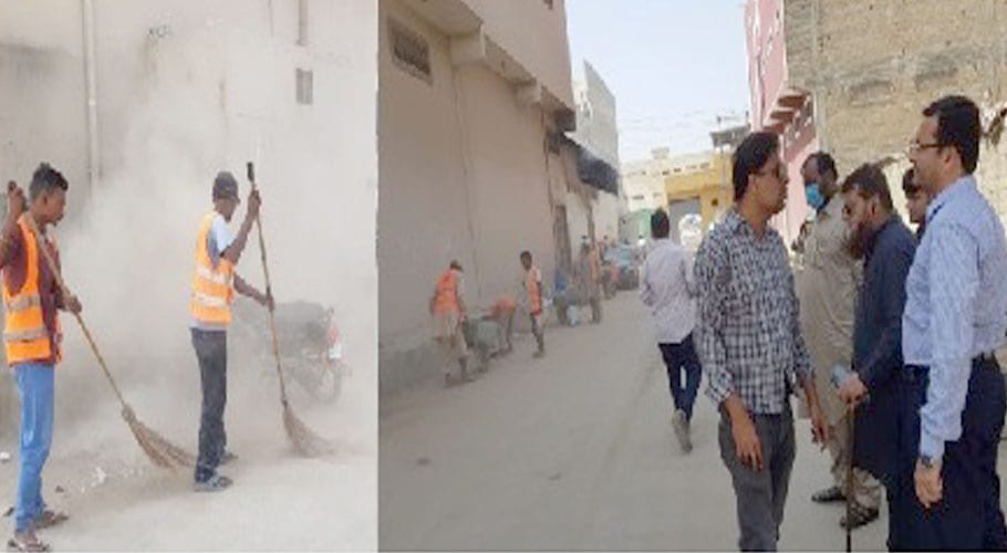 Launch of "Cleaning drive" in North Karachi Industrial Area