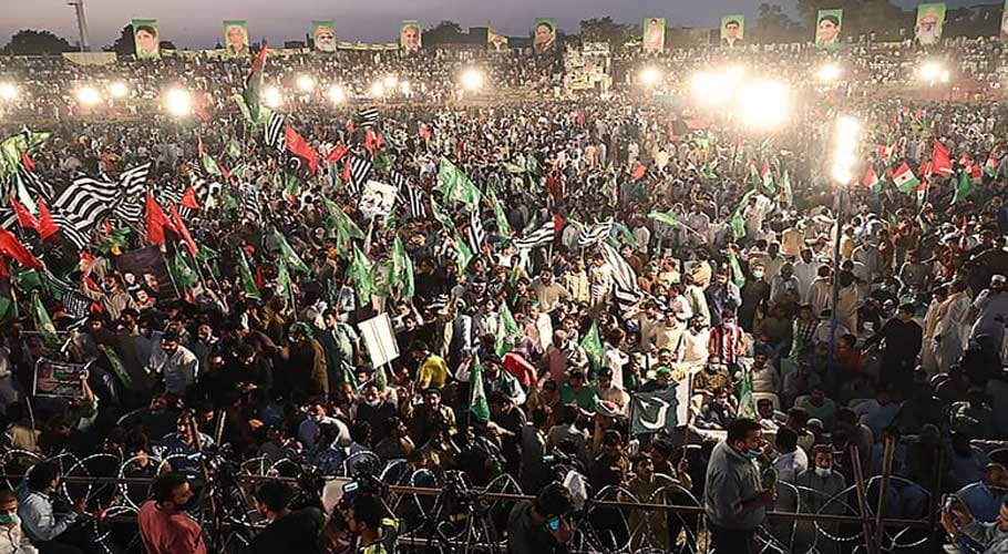 پی ڈی ایم کا گوجرانوالہ میں پاور شو،مریم، بلاول، فضل الرحمن اور نواز شریف کا خطاب