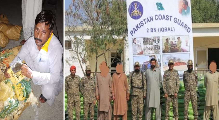 پاکستان کوسٹ گارڈز کی کارروائی، 33 کروڑ کی منشیات برآمد، 9 ملزمان گرفتار