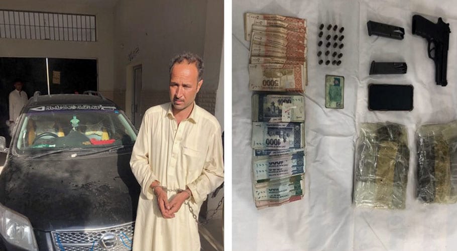 موچکو پولیس کی بڑی کارروائی، بھاری میں چرس بر آمد، ملزم گرفتار