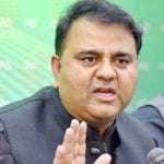 Fawad Chaudhry talks to media in Islamabad
