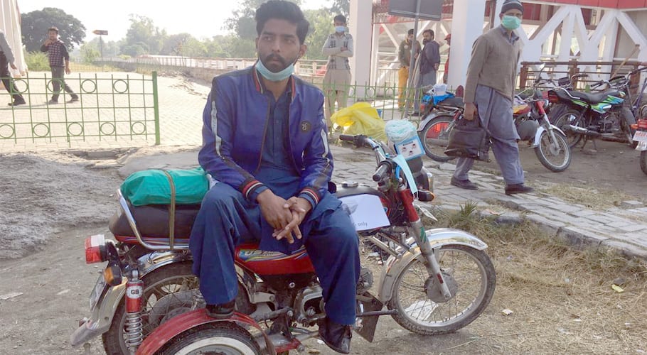 kashif khan set an example for the society by defeating disability