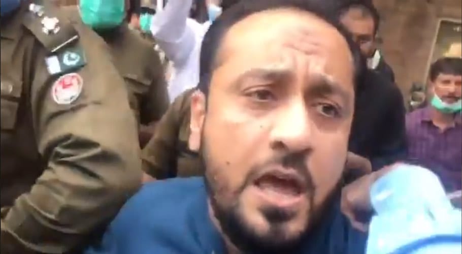 لاہور پولیس کی کارروائی، ن لیگی رکنِ پنجاب اسمبلی خواجہ عمران نذیر گرفتار