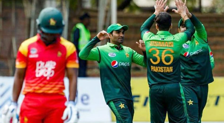 پاکستان نے زمبابوے کو دوسرے میچ میں شکست دیکر فیصلہ کن برتری حاصل کرلی